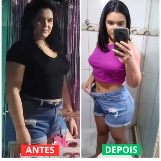Antes e depois de Camila Ribeiro